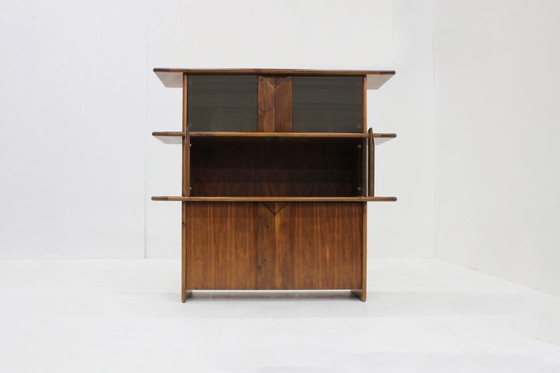 Image 1 of Meuble vintage italien en noyer par Ammannati et Vitelli pour Catalano, 1970