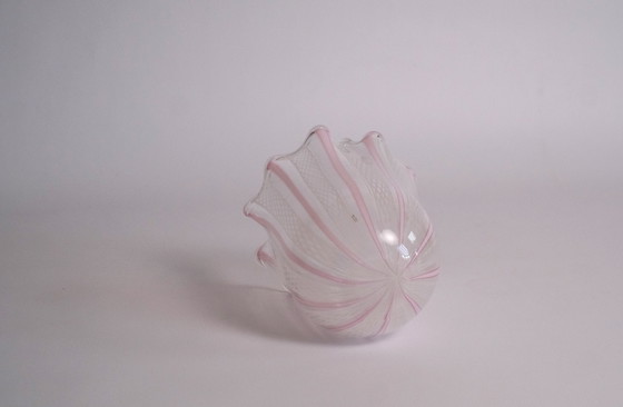 Image 1 of Handkerchief vase Zanfirico Fazzoletto of murano glass