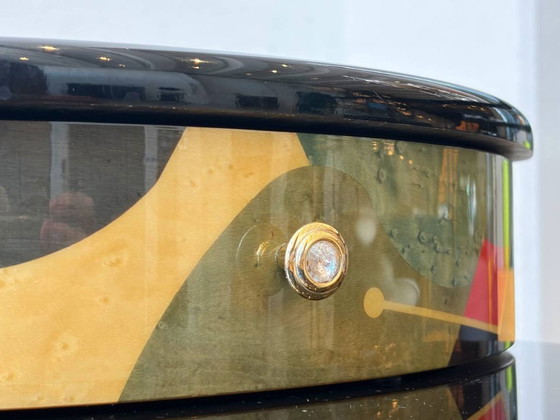 Image 1 of Postmoderne Kommode mit Spiegel von Carlo Malnati, 1980er Jahre