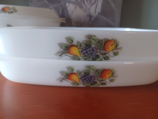 Set aus 2 Vintage-Servierschalen von Arcopal France, Modell "Fruits de France"