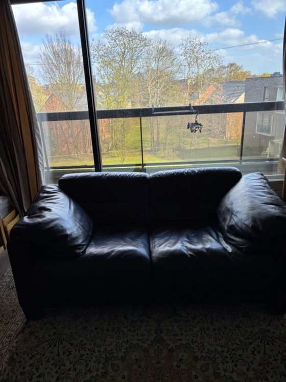 Image 1 of De Sede DS17 set van 2-zit en 3-zit 