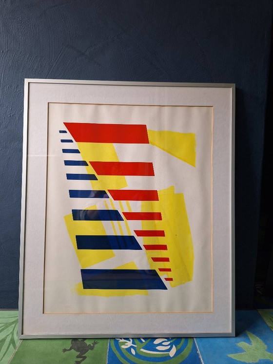 Image 1 of 3 fris gekleurde zeefdrukken 