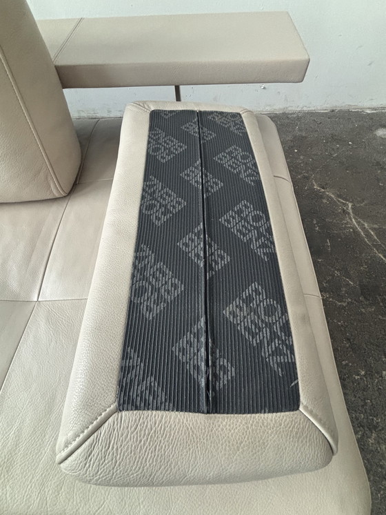 Image 1 of Canapé d'angle Rolf Benz Dono en cuir taupe