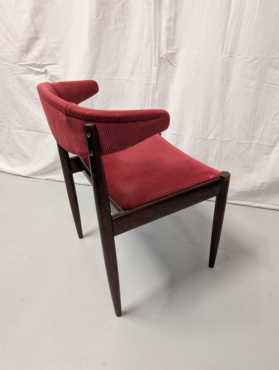 Image 1 of 6 A.W.A. Mid Century Dutch Design Kuhhorn Esszimmerstühle