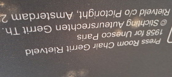 Image 1 of Set spectrumstoelen van Gerrit Rietveld