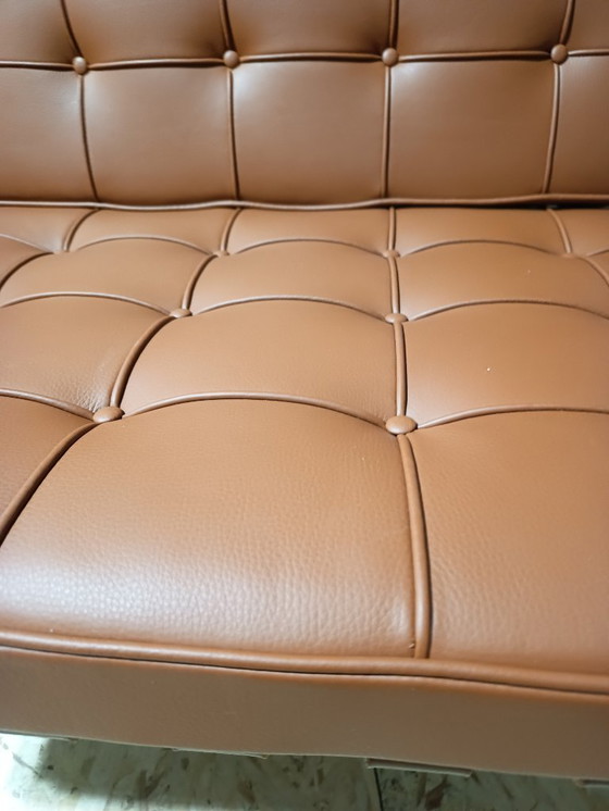 Image 1 of Sillones KNOLL Studio Barcelona (NUEVA Serie 2026) en piel natural (color coñac)