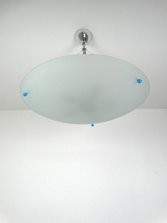 Image 1 of Fontana Arte Opelina Pendelleuchte.