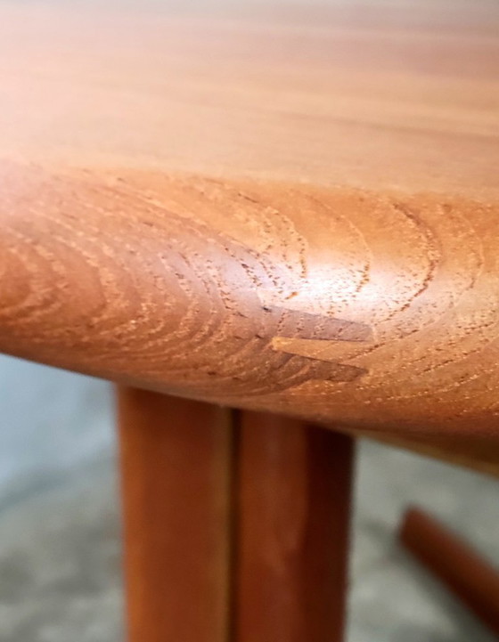 Image 1 of Tavolo da pranzo ovale allungabile in stile danese di Dyrlund in teak