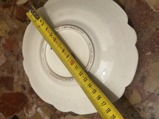 Image 1 of Ciotola vuota tascabile in ceramica Devres con motivi cesellati e dipinti a mano - vintage