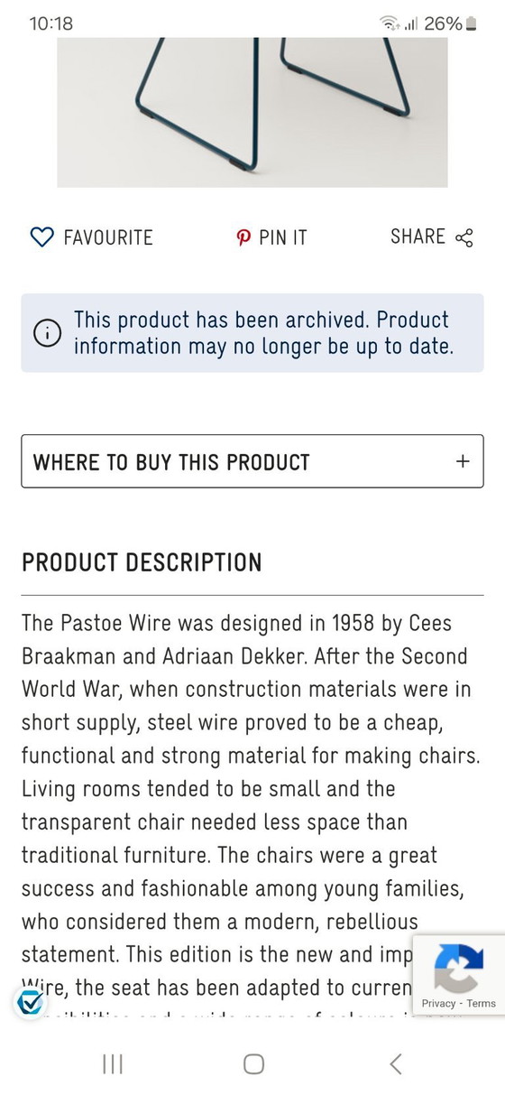 SM05 'Wire Chair' de Cees Braakman pour Pastoe, Pays-Bas, années 1950, Fauteuils d'appoint, Métal, Textile (photo 9 sur 13)