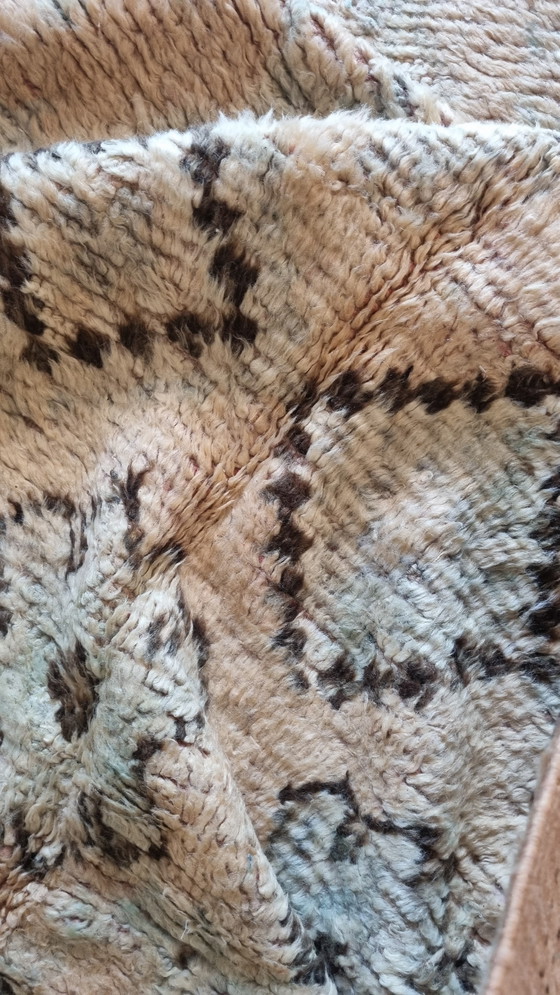 Image 1 of Beige Vintage Berber carpet, Moroccan rug 154x270 cm