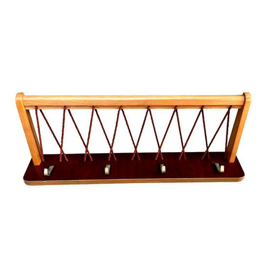 Image 1 of Appendiabiti da parete in stile Bruxelles, Rudi Volket, Germania, anni '50.