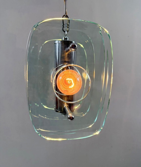 Image 1 of Lámpara colgante/lámpara de techo, Fontana Arte, Italia, década de 1970