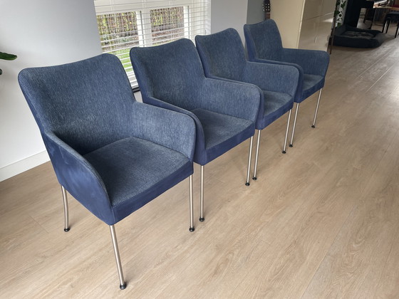 Image 1 of 4x Bert Plantagie Spargo Chaise de salle à manger