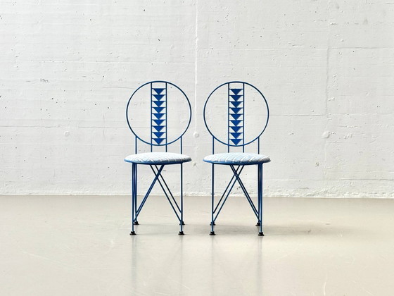 Image 1 of Rare dining set by Frank Lloyd Wright for Cassina, First Edition I Maestri, 1980s