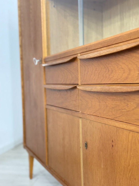 Image 1 of Mobile/credenza/armadio vintage per soggiorno in rovere, design di metà secolo.