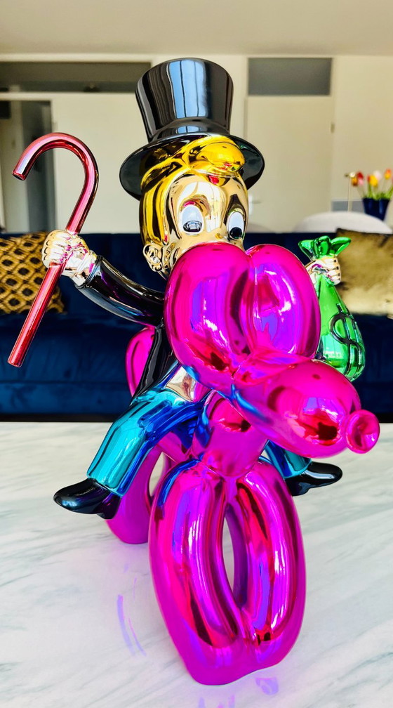 SCULPTURE MONOPOLY Richie Rich Statue Pop Candy Style Art Koons Banksy Alec Kaws – Fiberglass (photo 9 of 12)