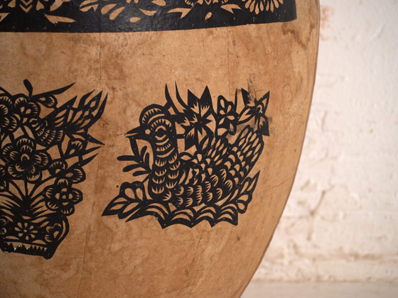 Antiker chinesischer Papier-mâché-Behälter – China, ca. 1900 – Dekorative Objekte, Paper, Rustic (photo 23 of 40)