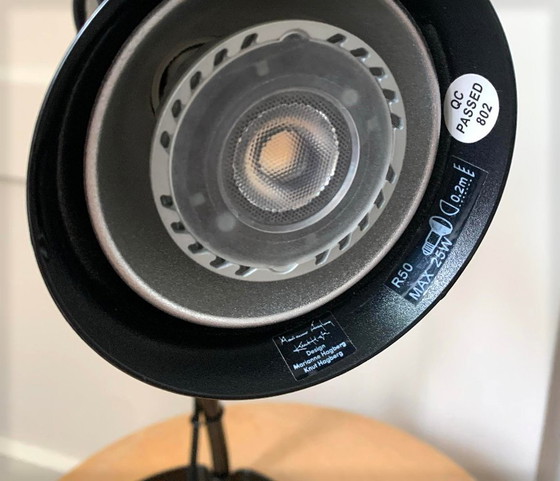 Image 1 of Lampada da scrivania IKEA Lagra – Morten & Knut Hogsberg, metallo nero (anni '80)