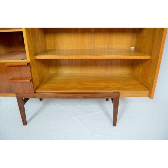 Image 1 of Vintage mahogany and glass bookcase for UP Závody, 1960