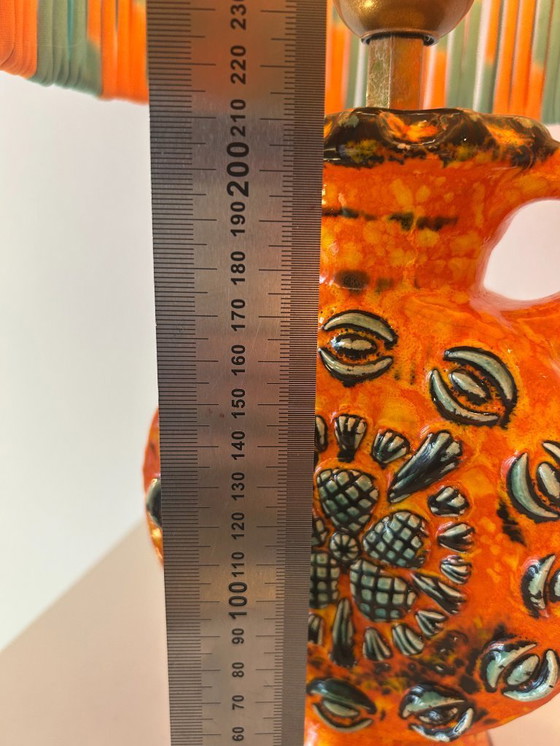 Image 1 of Lámpara de jarrón inalámbrica Pop Art – Dümler & Breiden | Forma de ánfora | Años 70 | Cerámica de Alemania Occidental