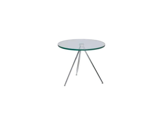 Beek Maupertuus Beistelltisch mit Glasplatte – Beistelltische, Metal (photo 3 of 5)