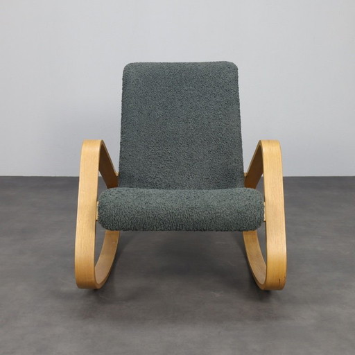 Schaukelstuhl "Dondolo" von Luigi Crassevig, Italien, 1970er Jahre