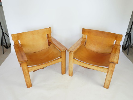 Image 1 of 2xKarin Mobring Natura Loungestoel Vintage Ontwerp Mid Century