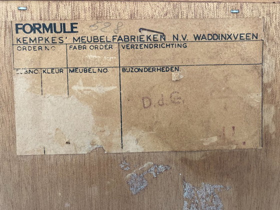 Image 1 of 2 armadi/armadietti portaoggetti vintage Kemkes in teak