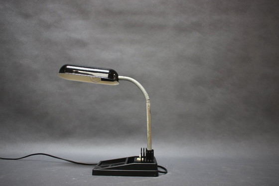 Image 1 of Mid Century tafellamp met potloodhouder, 1960