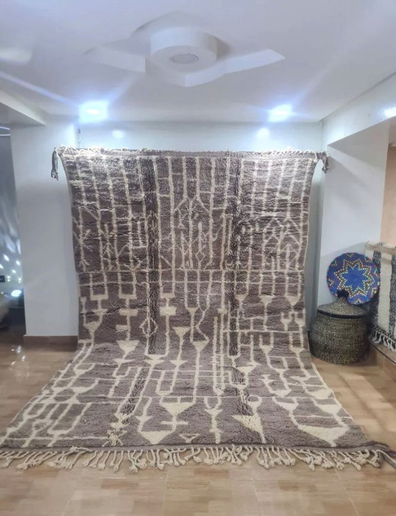 Image 1 of Groot Berber tapijt MRIRT vintage uitzonderlijke wol 300 x 200 cm