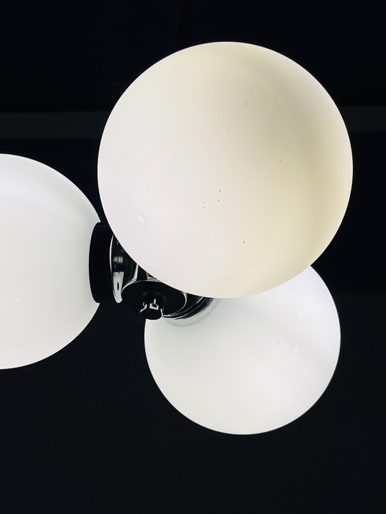 Image 1 of Vintage chrome chandelier