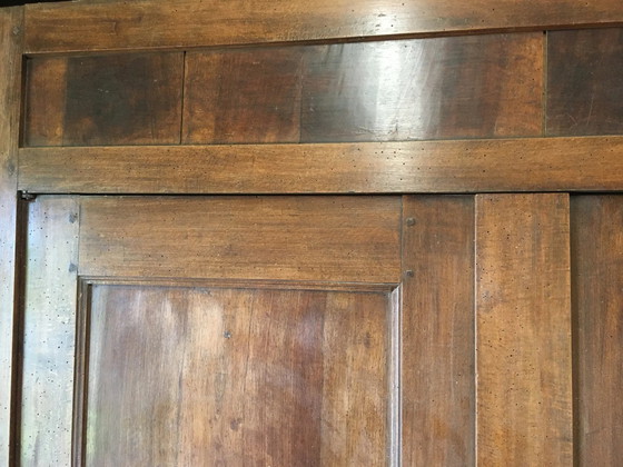 Fronte armadio antico a doppia anta in noce. – Oggetti decorativi, Vintage (photo 11 of 12)