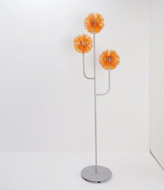 Image 1 of  Lampadaire Orange « Coral Ball » - QisDesign