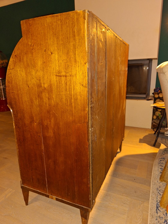 Image 1 of Secreter de madera con 3 cajones, 51x115x105