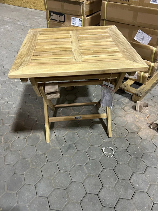 teakhouten tuintafel klaptafel Sunyard Preston 