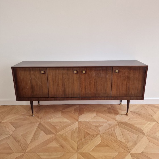Image 1 of Mid-Century Modern Italian Mahogany Sideboard, 1960s