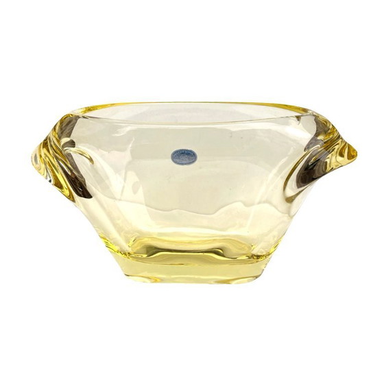 Image 1 of Glass vase designed by M. Klinger, Železný Brod Glass (ZBS), Czechoslovakia, 1960s.