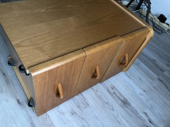 Image 1 of Vintage ladekastje teak nachtkastje Vroomshoop Meubelen gewicht 18 kg