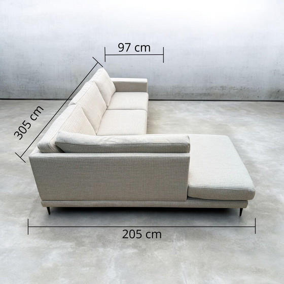Image 1 of Moderne Hoekbank met Longchair (compleet gerenoveerd)