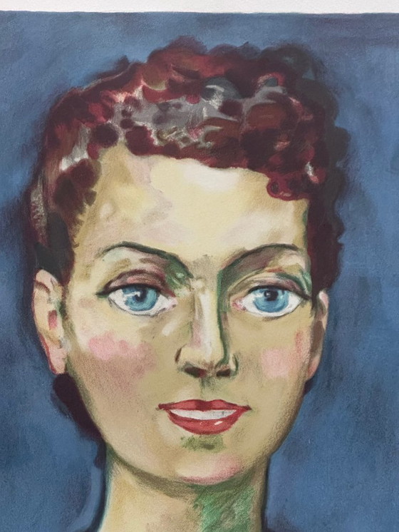 Image 1 of Litografía de Kees van Dongen Marie-Claire 1950