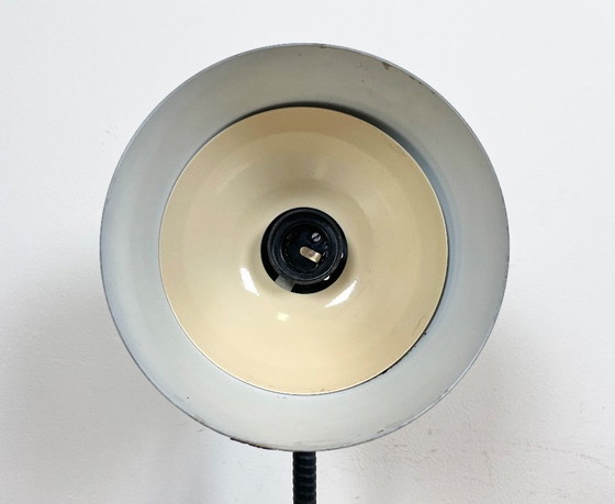 Image 1 of Black Industrial Gooseneck Table Lamp, 1960s