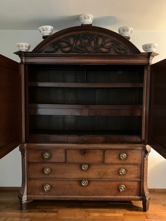 Image 1 of Antique Drenthe cabinet in perfect condition