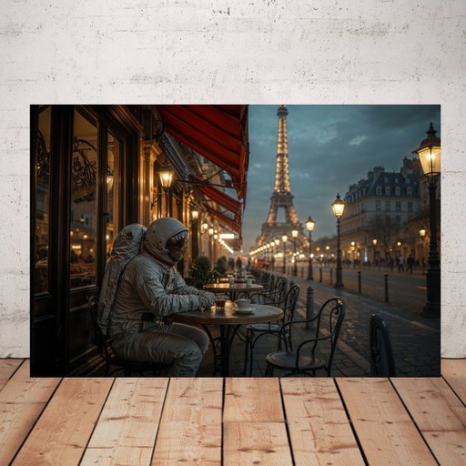 Photo printed on plexiglass / Astronaut in Paris / Limited edition