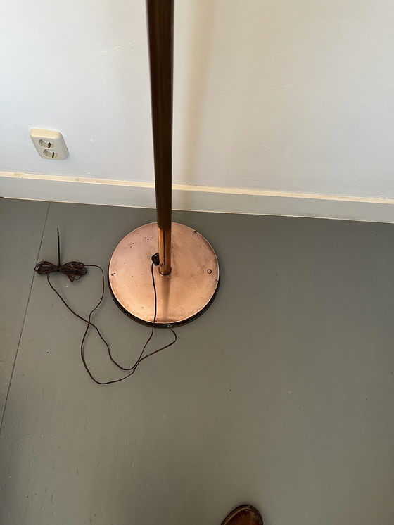 Image 1 of vloerlamp messing