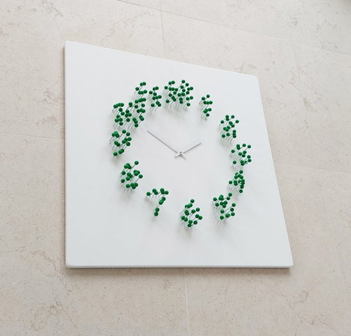"MOCAP" Illusionistic Wall Clock / Wall Sculpture