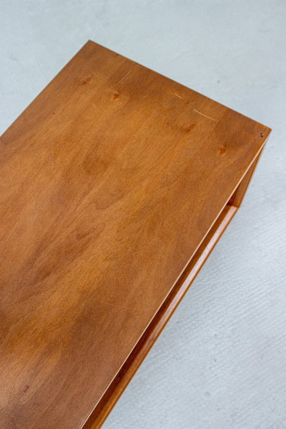 Vintage ladekast, dressoir, midden-eeuwse stijl (jaren 60), teak, walnoot – Franzmeyer Möbel, Ladekasten, Wood (photo 6 of 8)