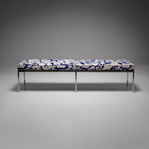 Banc 4 places modèle 2530-6 de Florence Knoll pour Knoll