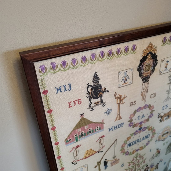 Image 1 of Sampler / Cuadro Bordado - 45x58,5 cm