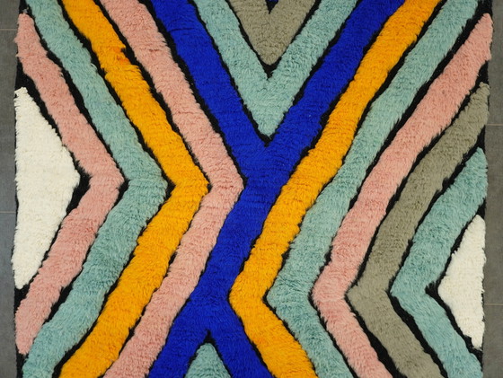 Image 1 of Tapis berbère - 259 Cm X 157 Cm - Laine colorée